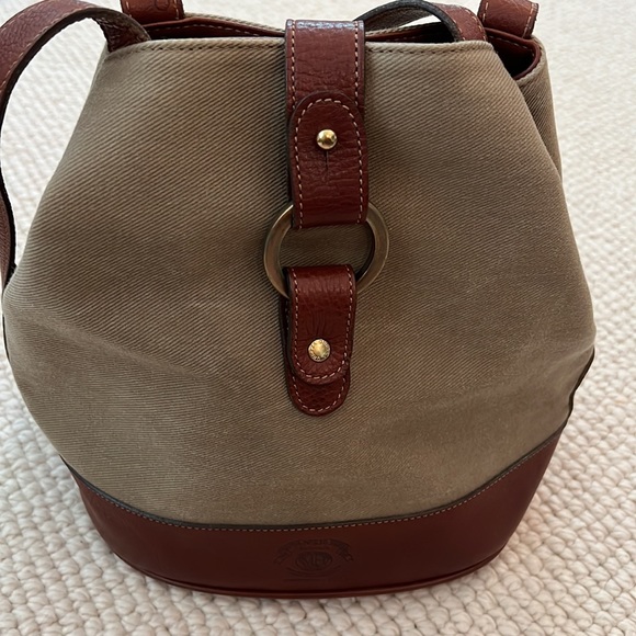 ๐๐HP๐พ๐พGhurka. The original and best. Khaki canvas/leather/brass bucket bag. - Picture 16 of 16